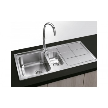 Bancas de Cozinha |Encastrar |Banca Encastrar MADRID 970 x 500 Inox Ref:  MB07442200